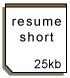 resume small